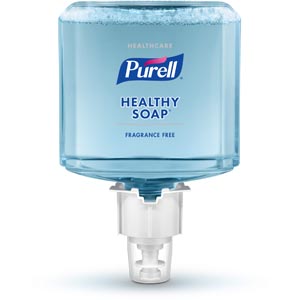 GOJO Industries, Inc. Healthcare Healthy Soap® Gentle & Free Foam, 1200 ml, Clear, 2/cs