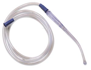 Cardinal Health Yankauer Suction Instrument, Rigid, Bulbous Tip, Tip Trol ¼" x 6 ft Tubing