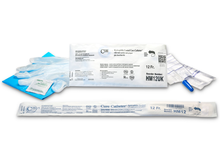 Convatec Catheter Kit, Hydrophilic Coated, Male 16" Straight Tip, 12FR