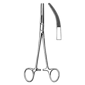 Sklar Instruments Rankin Kelly Forcep, Curved, 6.25"