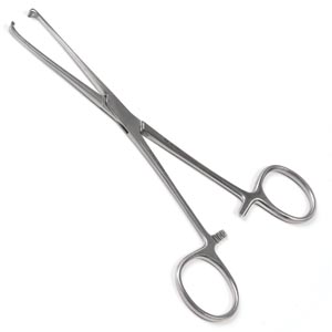 Sklar Instruments Allis Tissue Forceps, 4X5 Teeth, 6"