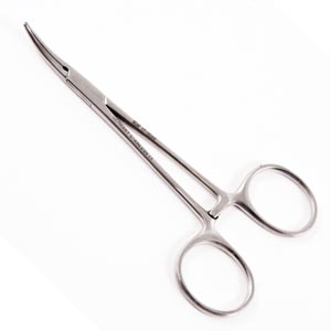 Sklar Instruments Halsted Mosquito Forcep, Curved, 5"