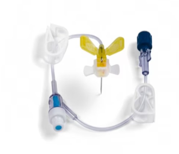 BD MiniLoc Safety Infusion Set wo/Y-Injection Site, 19G x .50"