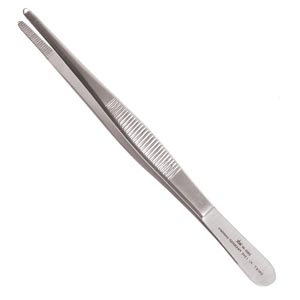 Sklar Instruments Dressing Forcep, Serrated, Straight 6"