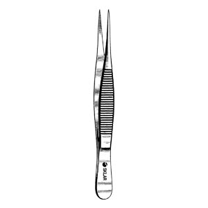 Sklar Instruments Fine Point Splinter Forcep, Serrated, 3.5"