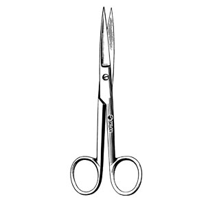Sklar Instruments Operating Scissor, Straight, Sharp/Sharp, 5.5"