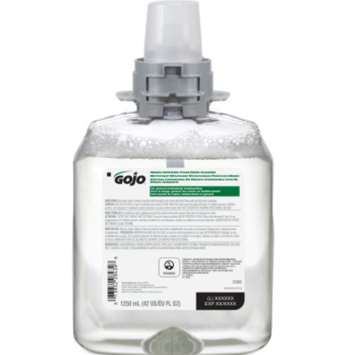 GOJO Industries, Inc. Green Certified Foam Hand Cleaner, 1250mL, 4/cs