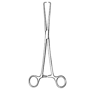 Sklar Instruments Schroeder- Pozzi Tenaculum Forceps, 1x1 Prongs, 10"