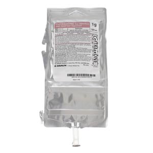 B Braun Medical, Inc. 1g CefTRIaxONE For Injection & Dextrose Injection, 50mL
