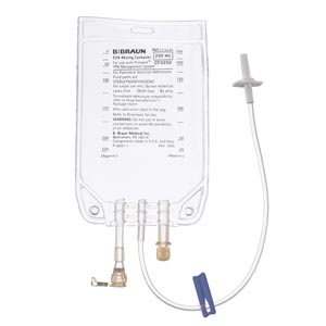 B Braun Medical, Inc. TPN Bag, Pinnacle Compounder Compatible Connector, 250mL