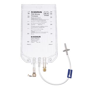 B Braun Medical, Inc. TPN Bag, Pinnacle Compounder Compatible Connector, 500mL