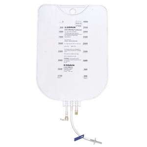 B Braun Medical, Inc. TPN Bag, Pinnacle Compounder Compatible Connector, 4000mL
