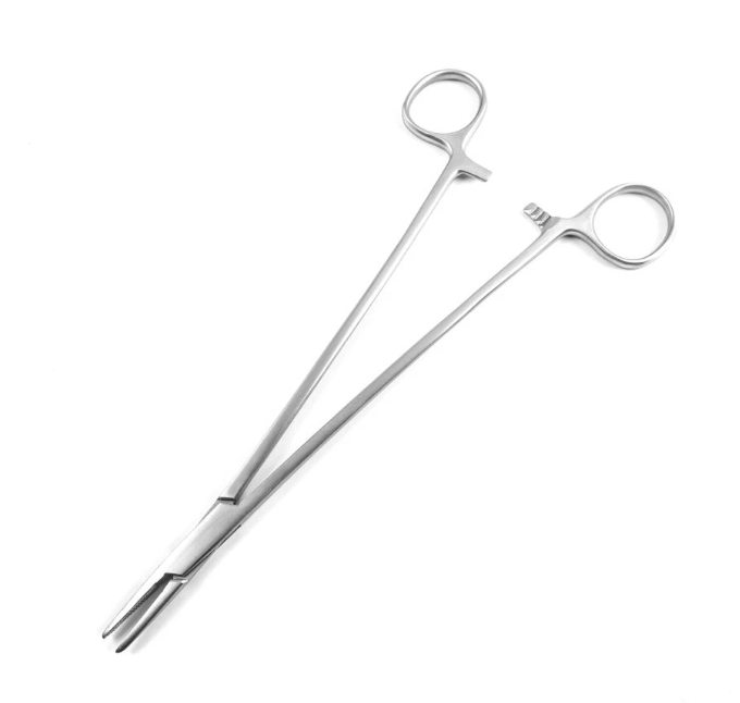 Sklar Instruments Wood Needle Holder, Sklar, Econo™, Sterile, Crile, 6", Disposable