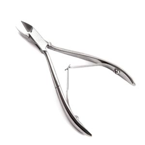 Sklar Instruments Nail Clipper, 4-1/2", Econo, Sterile, Stainless Steel, Concave Blades