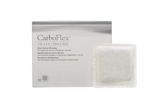 Convatec Odor Control Dressing, Square, 4" x 4"