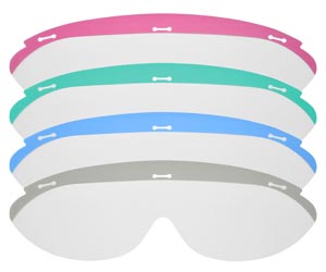 Palmero Safety Glasses, Replacement Lenses, Clear, 25/pk