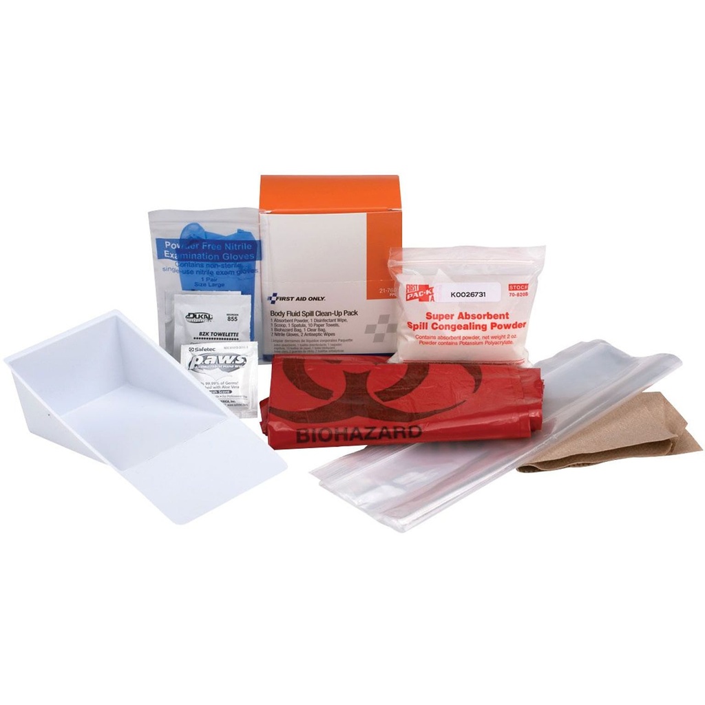 First Aid Only Body Fluid Spill Clean-up Pack