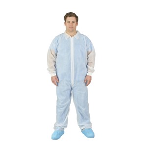 O&M Halyard Protective Coverall, Spunbound, 2X-Large, White