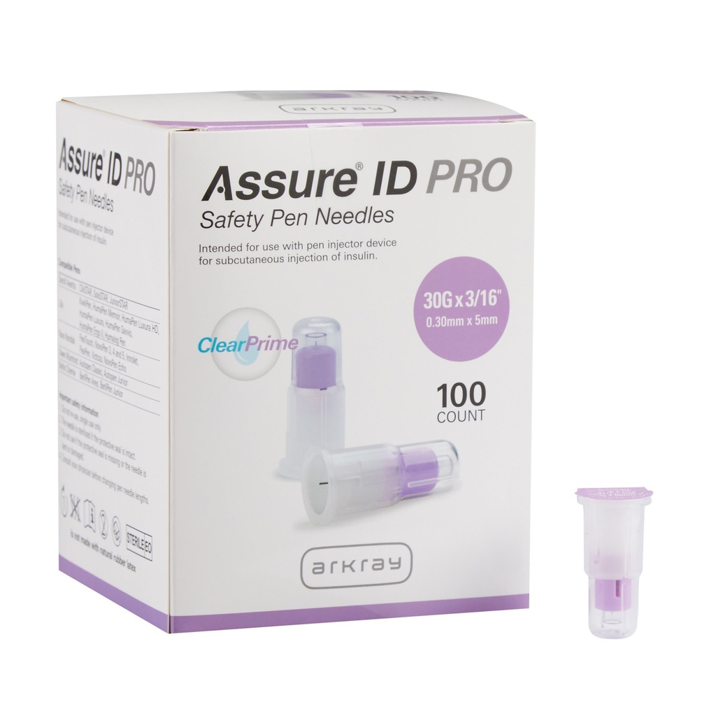 Arkray USA, Inc. Assure® ID PRO Safety Pen Needle, 30G x 5mm