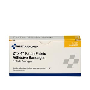 First Aid Only/Acme United Corporation Fabric Bandages, 2"x4"