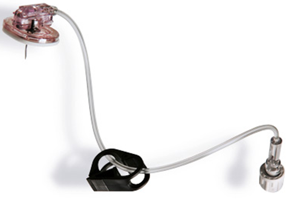 BD SafeStep® Huber Needle Set with Y-Injection Site, 20G x 1"