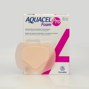 Convatec Foam Pro Dressing, Adhesive, Sacral, 5" x 6 3/4", 5/bx