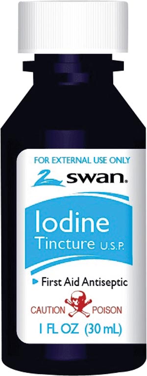 Cumberland Swan/Vi-Jon, Inc. Iodine Tincture, 1 oz, 72/cs (08810)