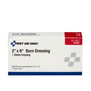 First Aid Only/Acme United Corporation Burn Dressing, 2"x6", 1/bx