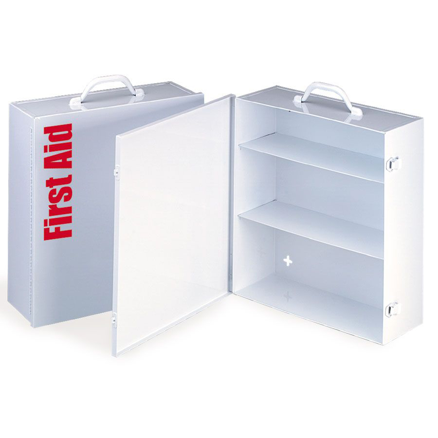 First Aid Only 3 Shelf Station Empty Metal Cabinet