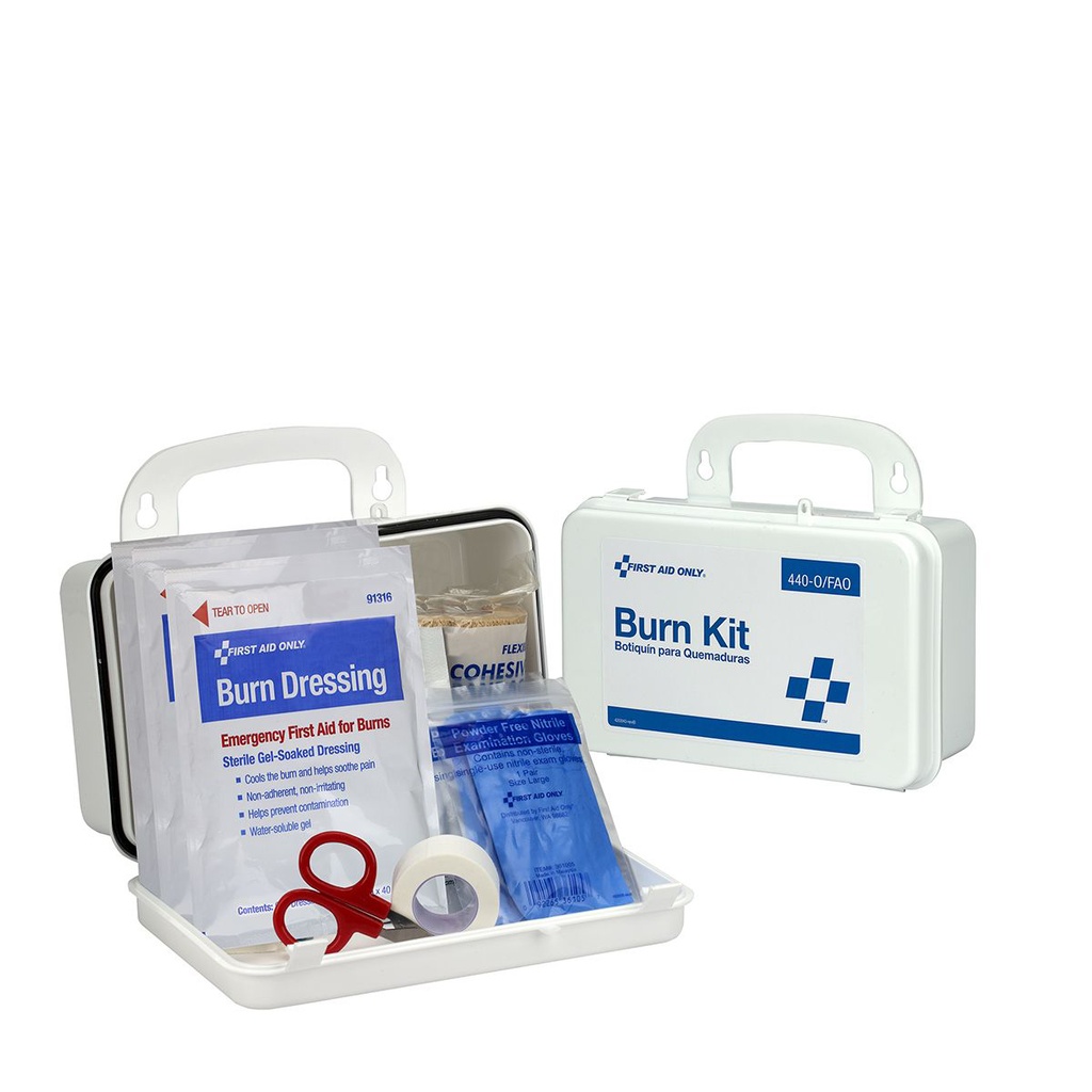 First Aid Only Weatherproof Burn Care Kit with Plastic Case
