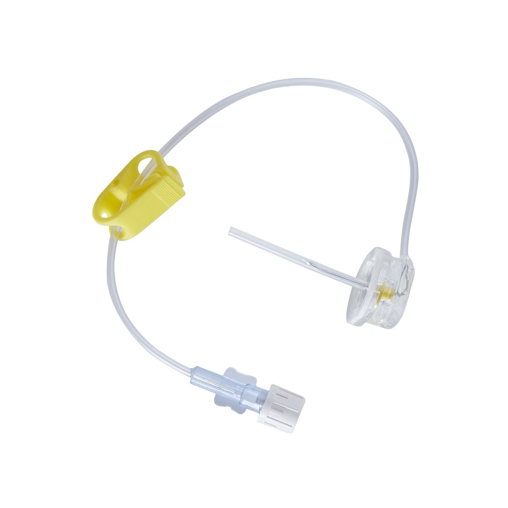BD SafeStep® Huber Needle Set without Y-Injection Site, 20G x 0.75"