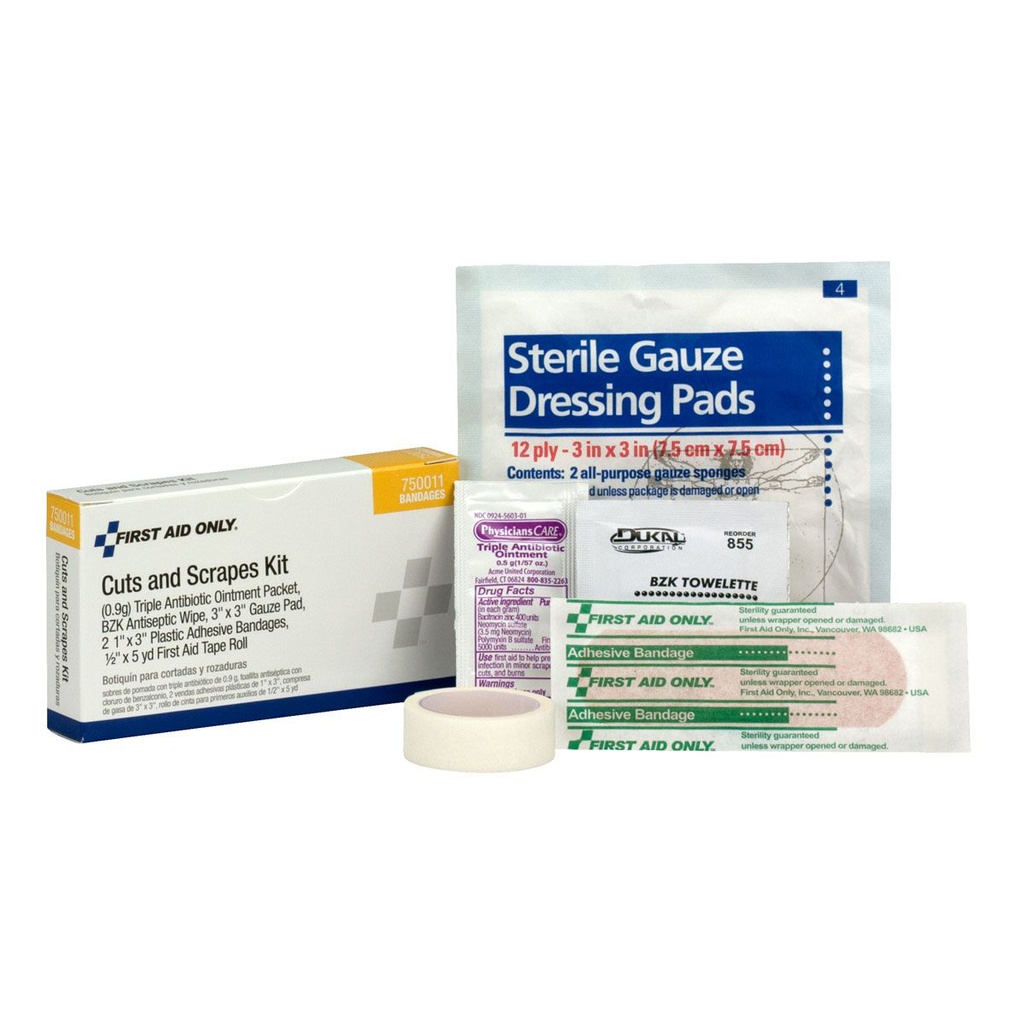 First Aid Only Cuts and Scrapes Kit
