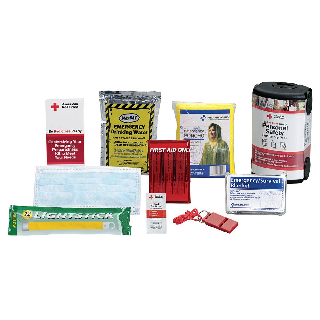 First Aid Only American Red Cross Personal Safety Emergency Kit