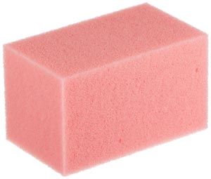 Hygenic/Performance Health Temper Foam R-Lite Block, Soft, Pink, 32/pk