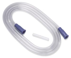 Cardinal Health Connecting Tube, 3/16" x 6 ft, Molded Ends (50 cs/plt)