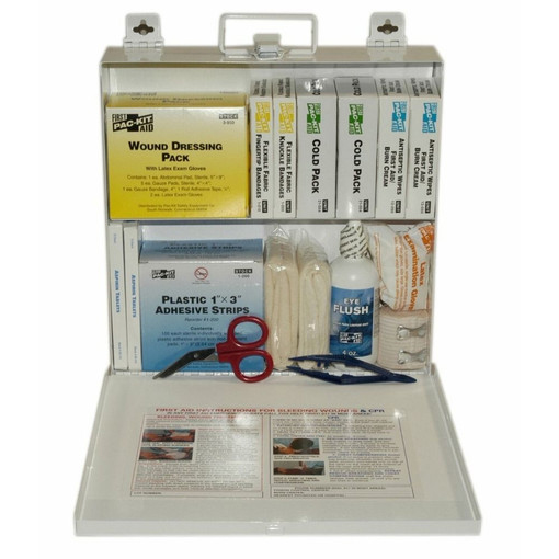 First Aid Only 50 Person ANSI Plus First Aid Kit with Steel Case