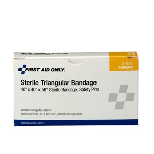 Hygenic/Theraband Sterile Muslin Triangular Bandage, 40"x40"x56", 1/bx