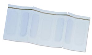 Cardinal Health Adhesive Hydrogel Tape, Strips, 50 strips/pk, 10 pk/cs