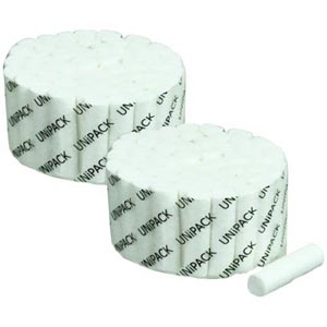 Dukal Corporation Cotton Rolls, #2 Medium (3/8"), Non-Sterile, 2000/bx