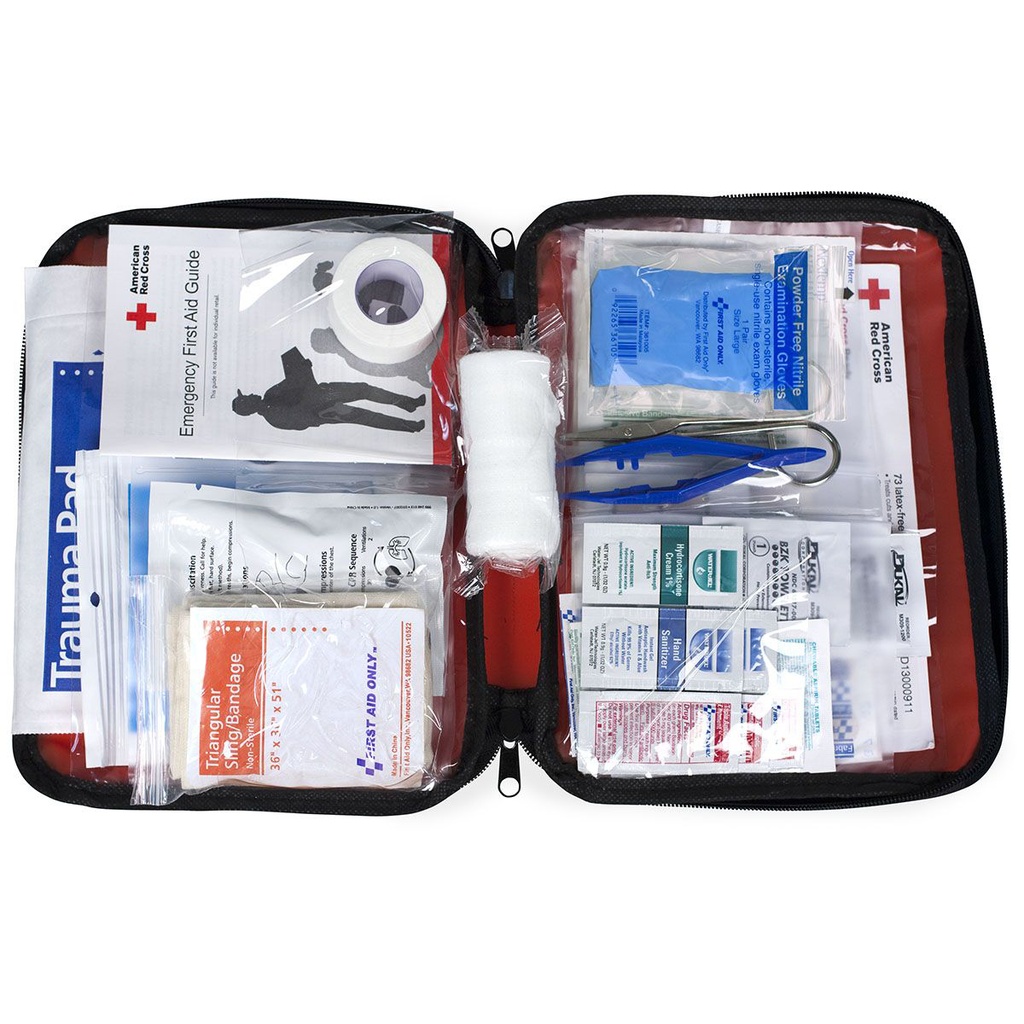 First Aid Only Be Red Cross Ready First Aid Kit with Nylon Case
