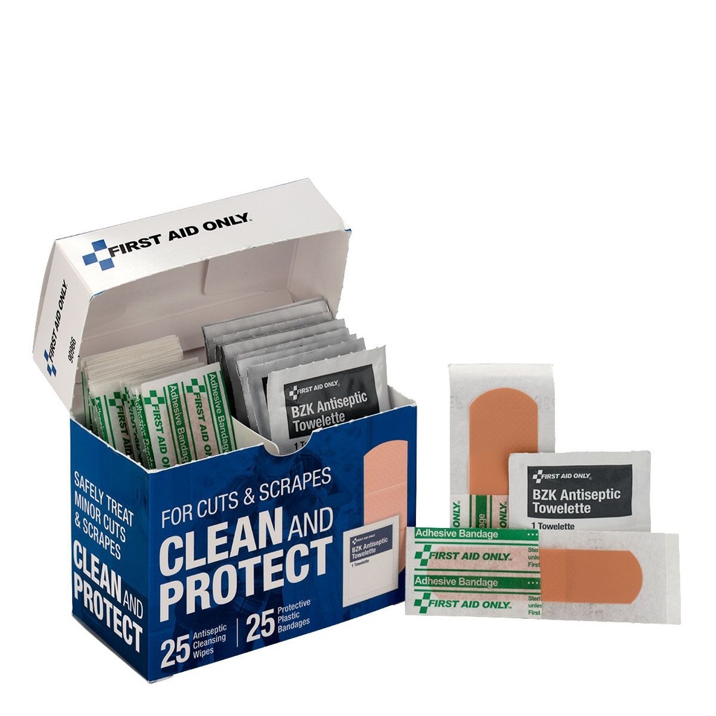 First Aid Only Clean and Protect Wound Care Kit