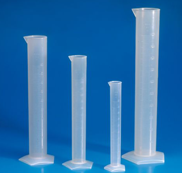 Globe Scientific, Inc. Graduated Cylinder, PP, 250mL, Molded Graduations