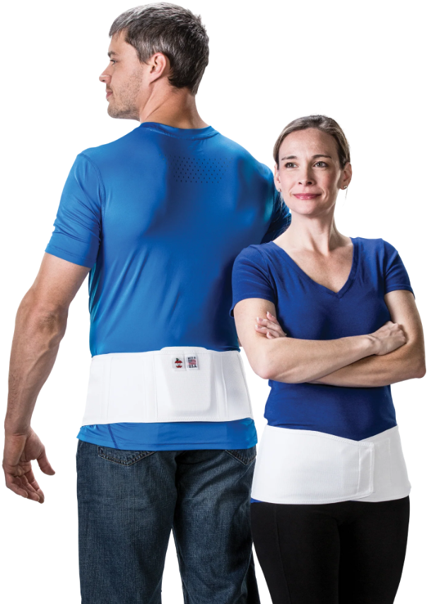 Core Products Elastic Sacral Support w/Pad 6", White, 2X-Large 48" - 52"