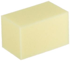 Hygenic/Performance Health Temper Foam R-Lite Block, X-Soft, Yellow, 32/pk