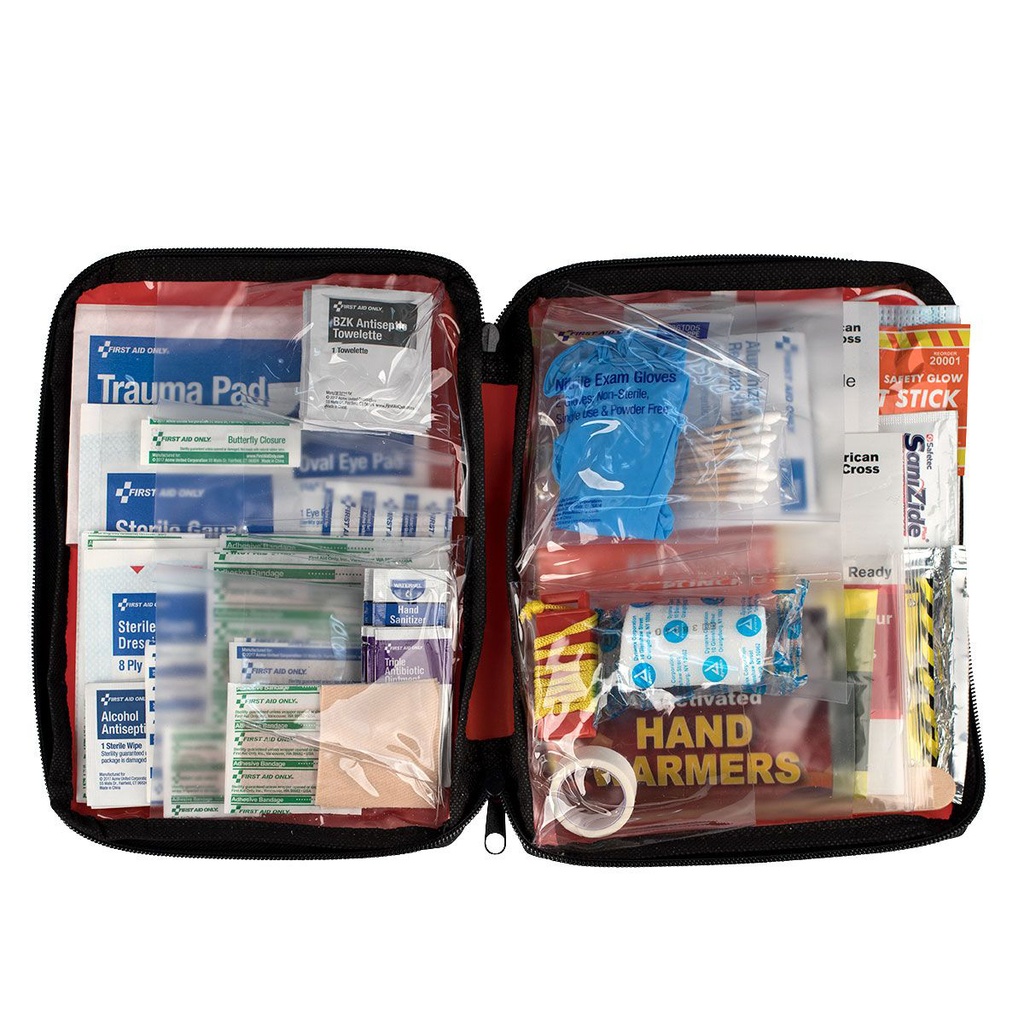 First Aid Only American Red Cross Emergency Preparedness Plus First Aid Kit with Nylon Case