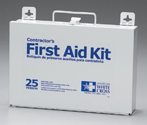First Aid Only/Acme United Corporation First Aid Kit, 25 Person, Metal Case