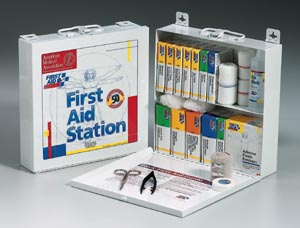 First Aid Only/Acme United Corporation First Aid Kit, 50 Person, Metal Case