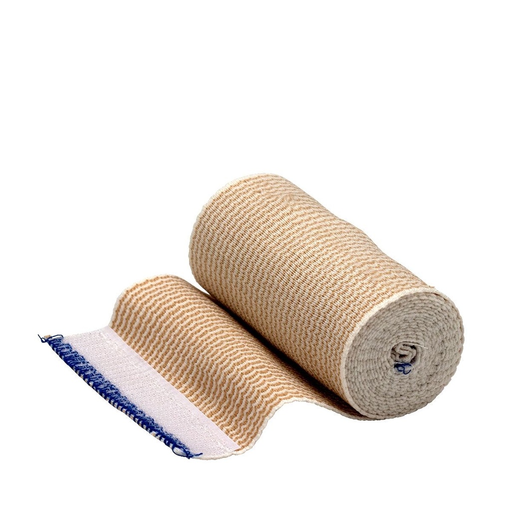 First Aid Only 5 Yd. x 4 inch Velcro Closure Elastic Bandage Wrap, Beige