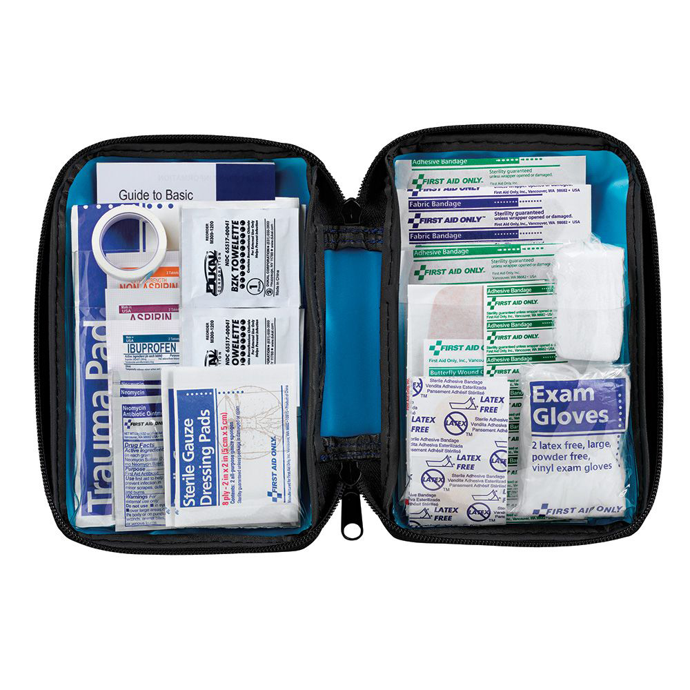 First Aid Only 80 Piece Home and Office First Aid Kit with Fabric Case