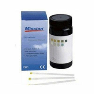 Acon Laboratories Mission Urinalysis Reagent Strips (ALB/CRE), 25 strips/cn
